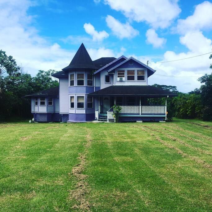 Hawaii Tropical Volcano Mansion + Sauna ヒロ エクステリア 写真